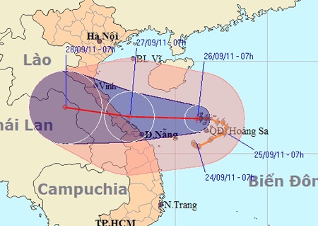 Bão chồng bão, miền Trung căng mình đối phó - 1 Bão chồng bão, miền Trung căng mình đối phó - 1