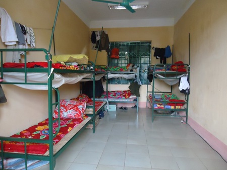  Khu nội trú đã khang trang hơn.