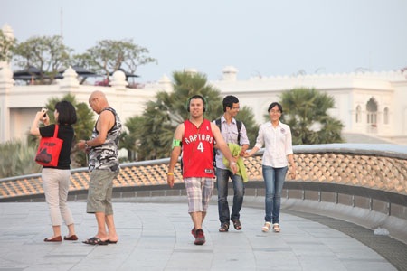 Cầu Ánh sao trước giờ diễn ra sự kiện