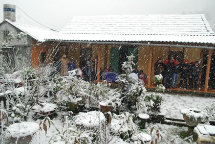 Tuyết rơi tại Sa Pa