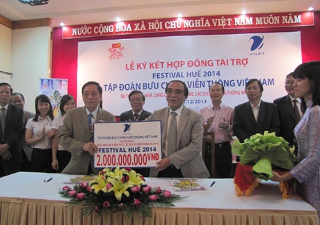 VNPT tài trợ Festival Huế 2014 - 1 VNPT tài trợ Festival Huế 2014