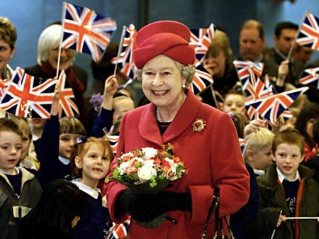 Nữ Hoàng Anh Elizabeth II trong một dịp kỷ niệm trọng đại.