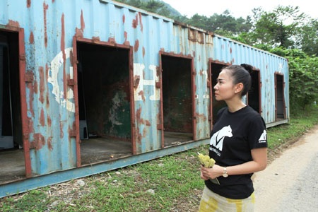 Chiếc container từng nuôi nhốt 19 chú gấu.