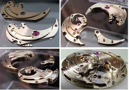 Các chi tiết hình trăng khuyết đặc biệt không thể tìm thấy ở bất cứ một chiếc đồng hồ nào khác.