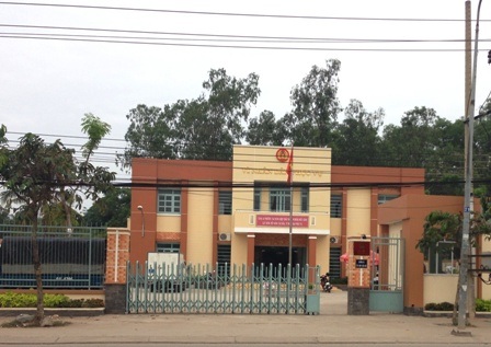 Trụ sở Công an phường Tân Đông Hiệp, nơi anh H. treo cổ tự tử