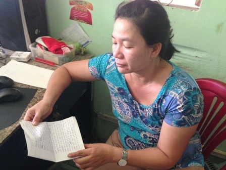 Chị Lệ và lá thư với những lời tâm sự nhói lòng