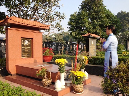 Lãnh đạo thành phố viếng mộ các vị Nguyên là lãnh đạo của Đảng và Nhà nước