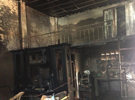 Căn gác nơi chị Phụng ôm đứa con trai của mình chết trong tư thế co quắp