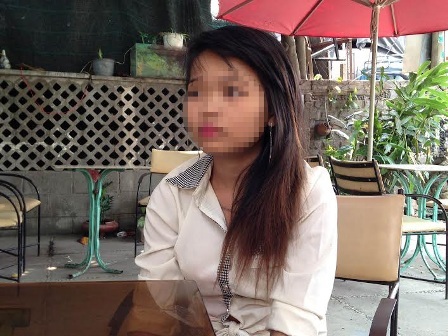 Em N.T.N vẫn còn lo sợ với những gì đã xảy ra.