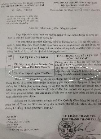 Cầu vượt thép Thủ Đức lại lún, trồi nhựa