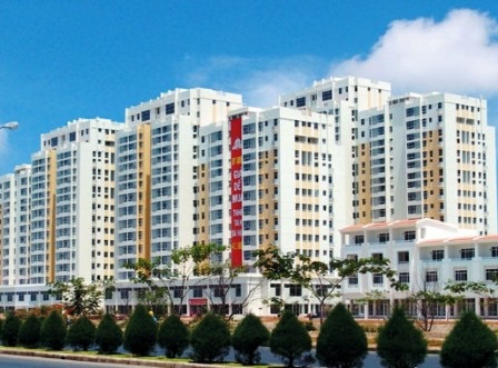 Chung cư Sky Gaden 1, KĐT Phú Mỹ Hưng, nơi nạn nhân người Hàn Quốc tạm trú.