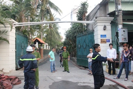 Hiện trường vụ cháy