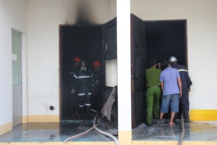 Hiện trường vụ cháy