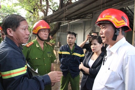 Hiện trường vụ cháy