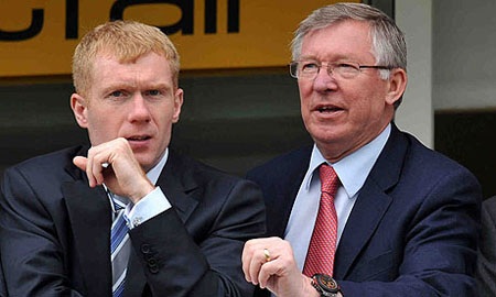 Sir Alex phản pháo những chê bai khi gọi lại Scholes - 1