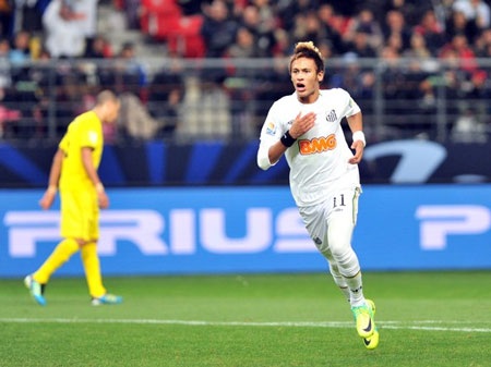 Neymar được bình chọn là cầu thủ xuất sắc nhất Nam Mỹ - 1 Neymar được bình chọn là cầu thủ xuất sắc nhất Nam Mỹ - 1