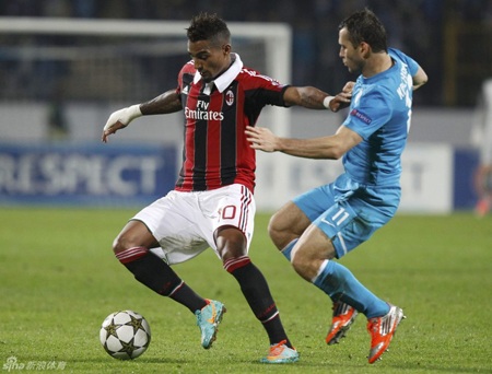 AC Milan giành chiến thắng nghẹt thở trên đất Nga - 1 AC Milan giành chiến thắng quý giá trên đất Nga trước Zenit