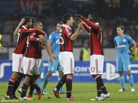 AC Milan giành chiến thắng nghẹt thở trên đất Nga - 3 Nhưng bản lĩnh đã giúp AC Milan vượt lên trong thời điểm quyết định