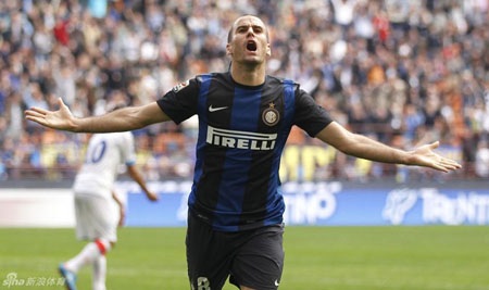 Đánh bại Catania, Inter nối dài chuỗi ngày thăng hoa - 3 Palacio chính là người ấn định chiến thắng 2-0 cho Inter