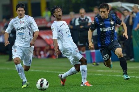 Inter phá dớp toàn thua trên sân nhà ở Serie A - 1 Inter đã xuất sắc giành chiến thắng đầu tiên trên sân nhà