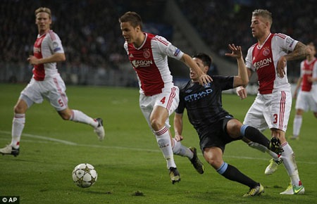 Man City bất ngờ gục ngã trước Ajax