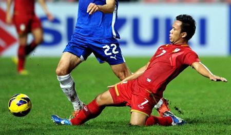Thonglao có thể sẽ vắng mặt trong trận Thái Lan gặp Myanmar - 1 Chấn thương của Thonglao là tổn thất lớn đối với người Thái