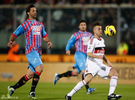 AC Milan nối dài mạch thăng hoa bằng chiến thắng trước Catania