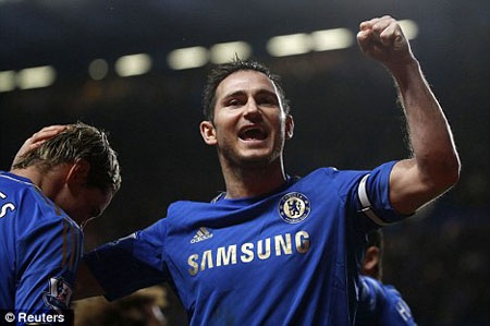 Frank Lampard trở thành chân sút vĩ đại nhất Chelsea - 1 Lampard đã chính thức trở thành chân sút vĩ đại nhất trong lịch sử Chelsea