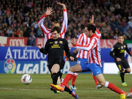 Messi rất có duyên với mành lưới Atletico Madrid
