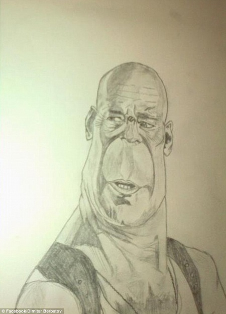 “Khai quật” tài vẽ tranh của “họa sĩ’ Dimitar Berbatov - 6 Diễn viên người Mỹ, Bruce Willis