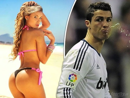 C.Ronaldo đã “phá sức” với siêu mẫu trước trận lượt đi gặp Dortmund? - 1 Andressa Urach đã tố cáo C.Ronaldo đã ngủ với cô trước trận gặp Dortmund