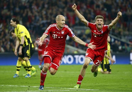 Nhìn lại Champions League 2012/13 qua con số - 2 Bayern Munich có hàng tấn công “khủng” nhất giải đấu năm nay