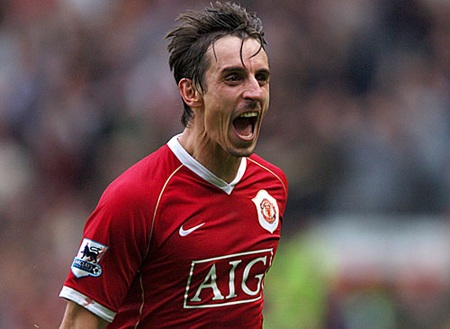 Đội hình tiêu biểu MU dưới triều đại Sir Alex - 2 Gary Neville