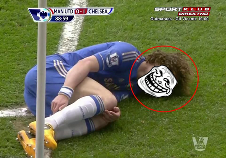 Biếm họa về “kịch sĩ” David Luiz - 6 Bộ mặt thật của David Luiz