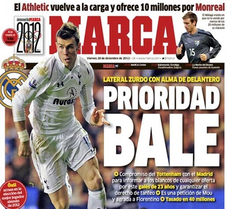 Gareth Bale sẽ là ngôi sao thứ 11 trong “Dải ngân hà” của Real Madrid - 3 Real Madrid sẽ không tiếc tiền chiêu mộ Gareth Bale