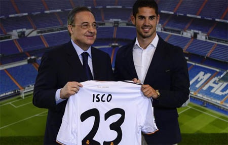 Isco chính thức ra mắt Real Madrid, mặc số áo của Beckham - 1 Isco sẽ khoác áo số 23 ở Real Madrid