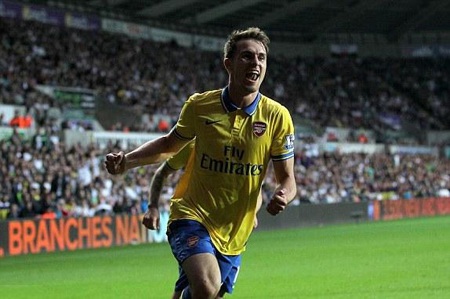 Ramsey đang trở thành “thần tài” của Arsenal