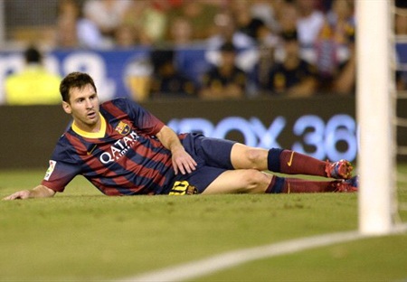 Barcelona nhận tin không vui về chấn thương của Messi - 1 Messi sẽ phải rời xa sân cỏ trong khoảng 2,3 tuần