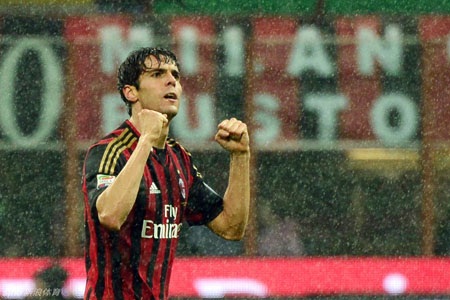 Juve đại thắng, AC Milan thất vọng trong ngày Kaka “nổ súng” - 2 Dù Kaka đã “phát hỏa” nhưng AC Milan vẫn chia điểm trước Lazio