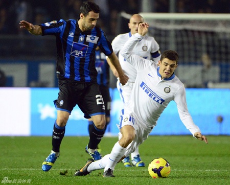 Inter hòa bạc nhược trước Atalanta