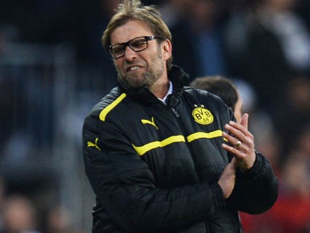 Án treo giò của HLV Jurgen Klopp mang tới bất lợi không nhỏ cho Dortmund