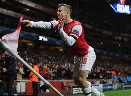 Jack Wilshere rực sáng, Arsenal xuất sắc quật ngã Marseille - 2 Wilshere là người hùng của “Pháo thủ” trong trận đấu này