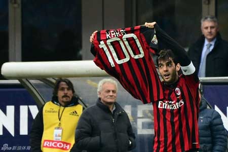 Kaka giúp Milan đại thắng, Inter chịu thất bại đau đớn - 2 Kaka là người hùng trong chiến thắng của Rossoneri với cú đúp
