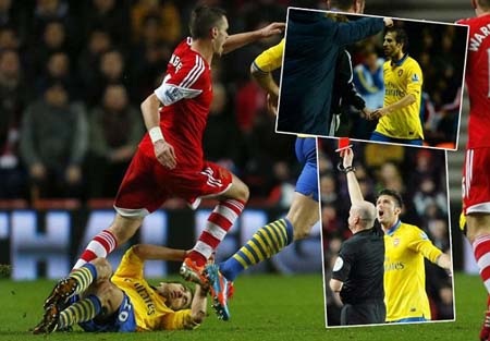 Wenger nổi điên vì chiếc thẻ đỏ của Flamini - 1 Flamini sẽ khiến Arsenal phải trả cái giá rất đắt