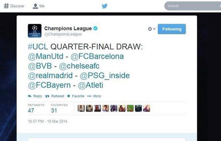 UEFA đã để lộ kết quả bốc thăm Champions League? - 1 Kết quả bốc thăm thử của UEFA