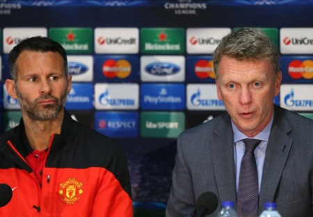 Giggs phủ nhận quan hệ rạn nứt với David Moyes