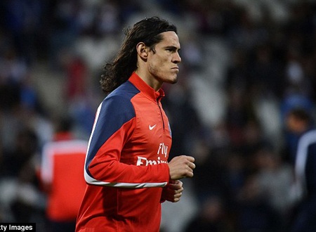 Chi 50 triệu bảng, MU chiêu mộ Cavani thay Van Persie - 1 Cavani được chiêu mộ để thay thế Van Persie
