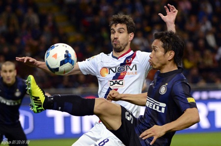 Inter gây
thất vọng lớn khi để Bologna cầm hòa