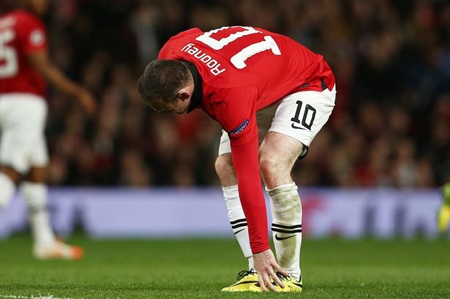 Rooney đã gặp phải chấn thương gót chân