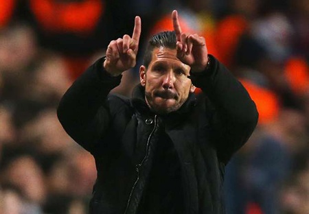 Simeone hạnh
phúc với chiến tích lọt vào trận chung kết Champions League
